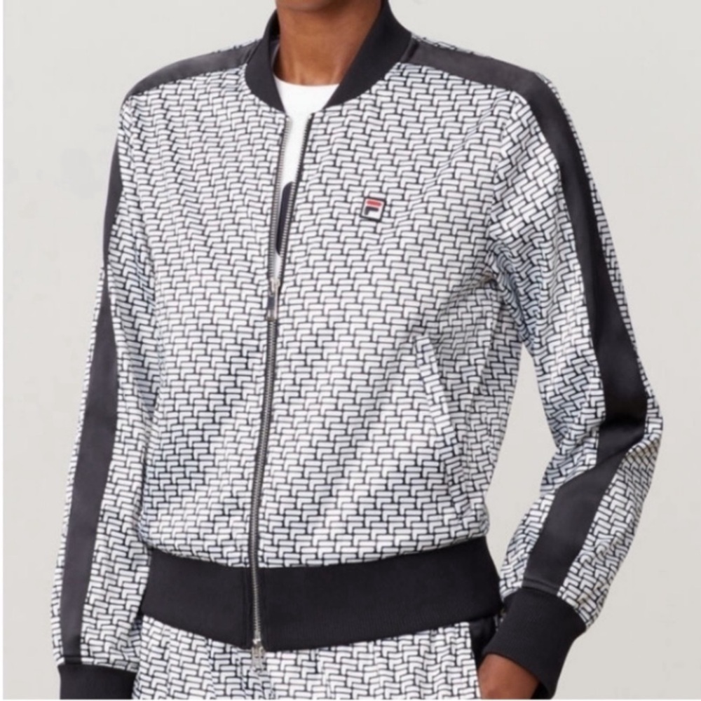 FILA X White Line 2020 Milano Collection Printed Woven Jacket US Size: 0